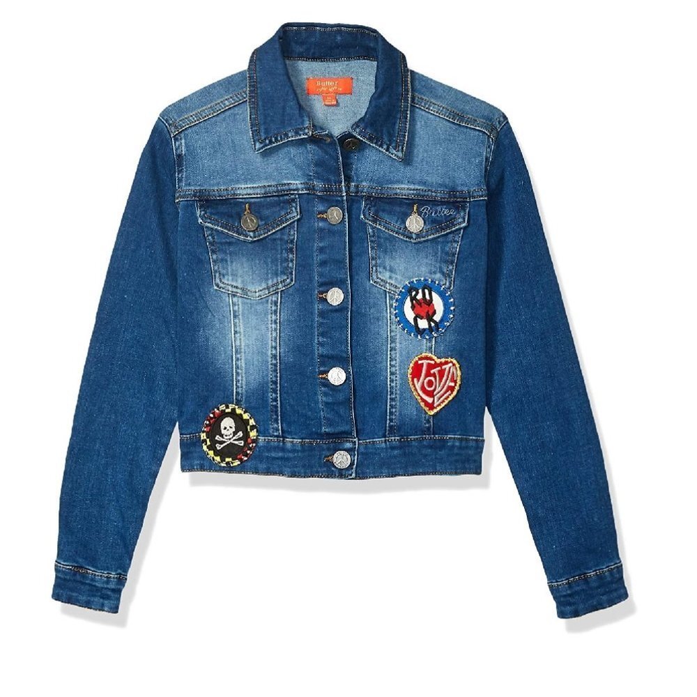 🎁 Butter Super Soft Stretch Denim Cropped Jacket